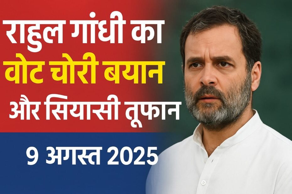 VoteChori #RahulGandhi #IndianPolitics #LokSabha #BreakingNews #PoliticalNews