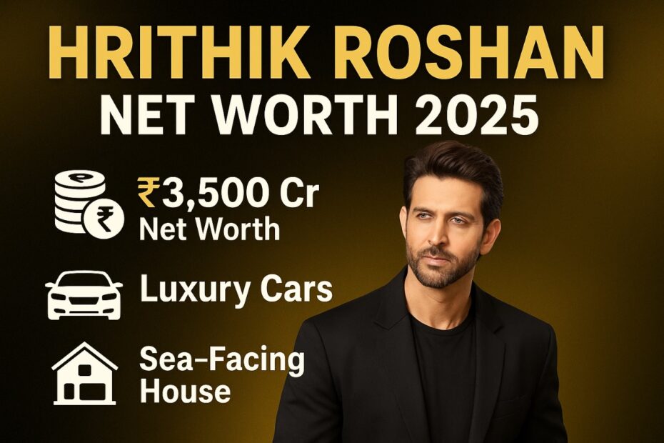 Hrithik Roshan Net Worth in Rupees 2025